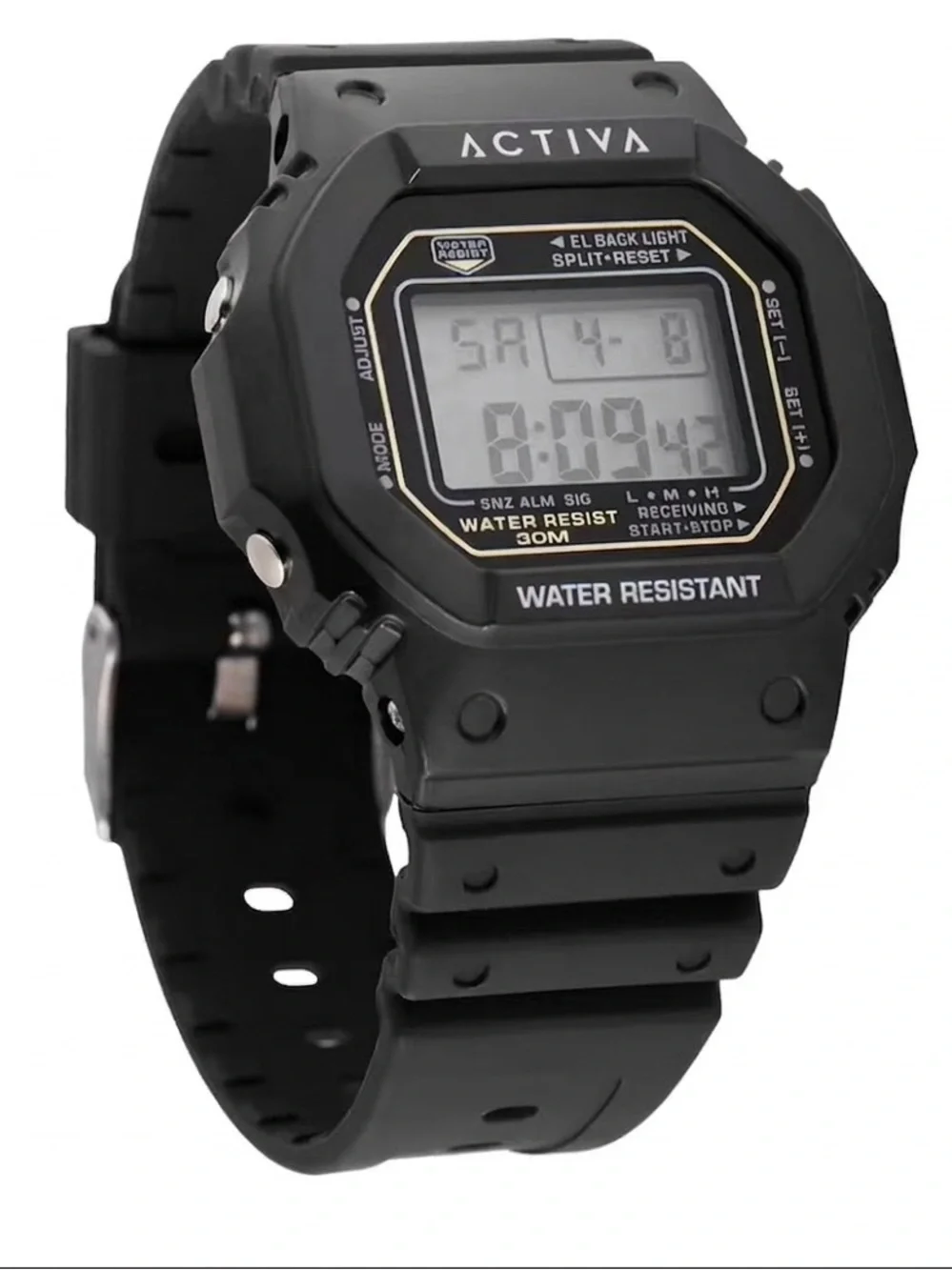 Activa Retro X Invicta Men's Digital Watch - 44.5mm. Black (ACW424-002)
